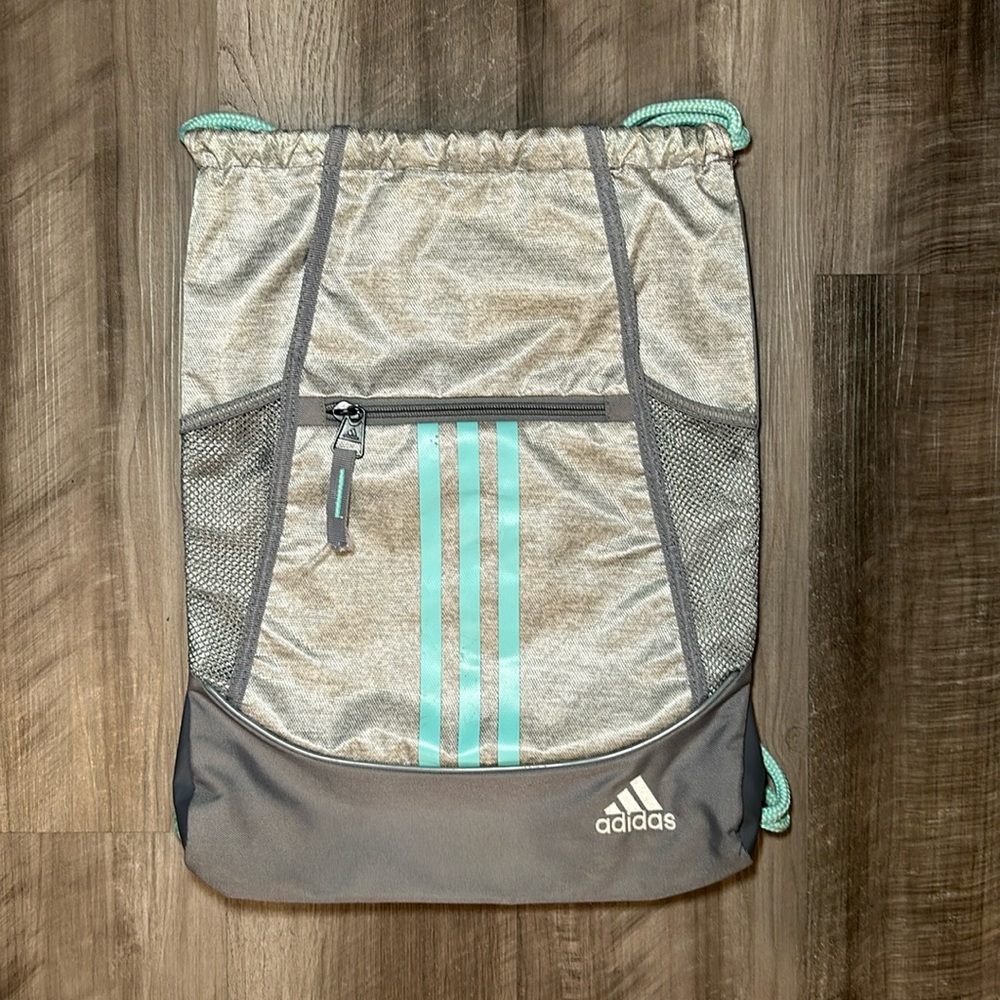 Adidas Drawstring Backpack - Os - image 1